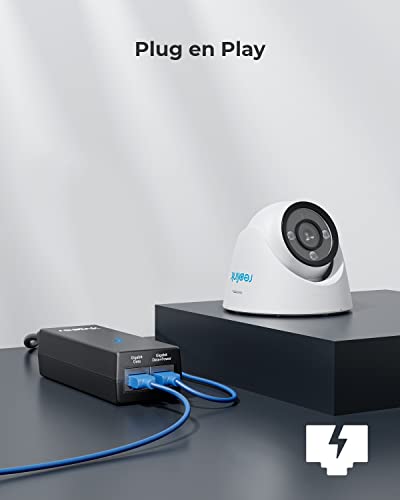 Reolink Gigabit PoE Injector, Levert PoE+ (30W) of PoE (15,4W), Afstand tot 100m, Plug & Play, Geschikt voor Reolink PoE Camera's/Video-Deurbel PoE - Afbeelding 4