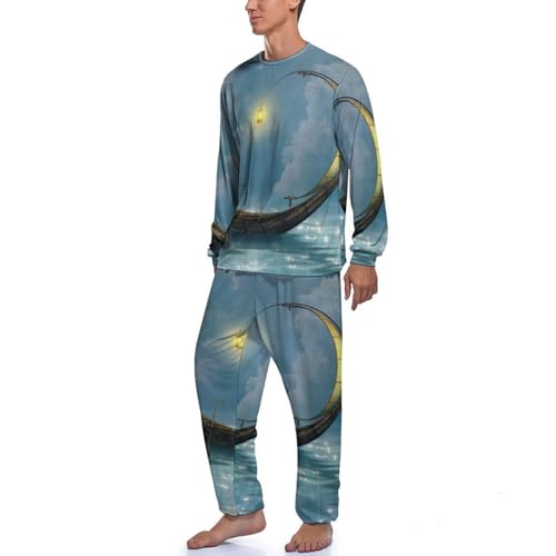Ensemble de pyjama homme haut et bas à manches longues pour des nuits confortables - 2