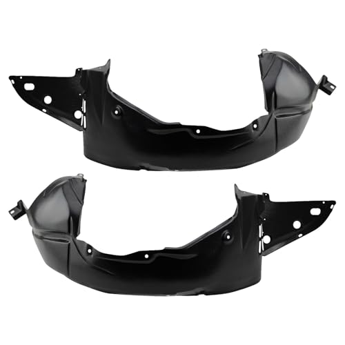 Image of TRQ Front Inner Fender Liner Set Compatible with 2007-2013 Nissan Altima NI1250135 NI1251135