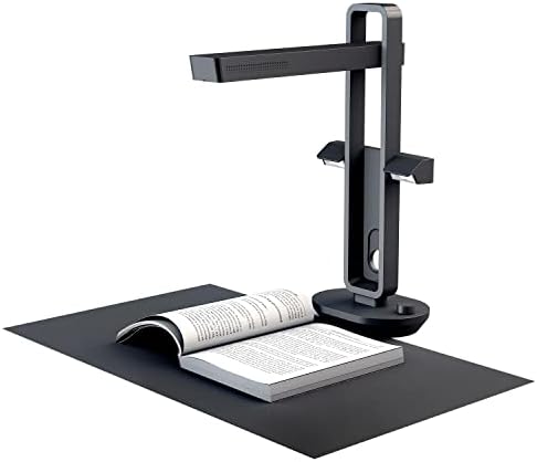 CZUR Aura-X Pro Portable Document Scanner, Book Scanner with Built-in Battery, A3 Large Format Paper Scanner, Compatible with Windows & macOS