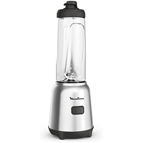 Moulinex Mix&Move Standmixer, 2 Flaschen, kompaktes Design, abnehmbare Klingen, einfache Steuerung LM15FD10 Cover