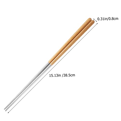 BESTonZON 2 Paia Bacchette per Friggere in Acciaio...