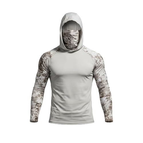 Sweat-shirt à capuche léger et respirant avec manches longues homme