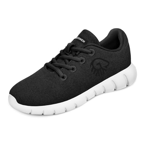 GIESSWEIN Merino Runners Women – Modische Damen Sneaker aus Merinowolle – Atmungsaktive Halbschuhe für gesunden Gang – Bequeme Damen Schuhe für Alltag, Büro & Freizeit