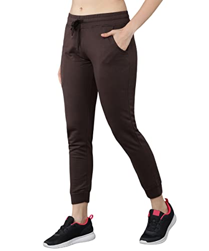 Alan Jones Clothing Women’s Slim Fit Poly Cotton Track Pants