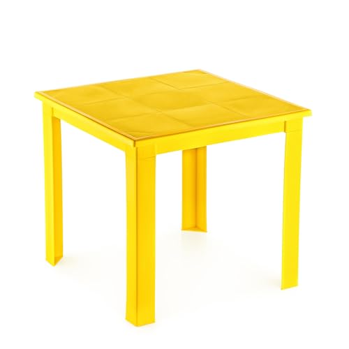 50X50 H:40 Plastik Masa Sarı