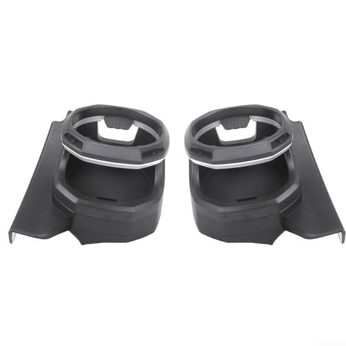 Porte-gobelet pour Jeep WRANGLER pour JL pour GLADIATOR JT 2018-2024 ABS noir argenté, double installation, résistant à l'usure, non déformation, mise à niveau intérieure