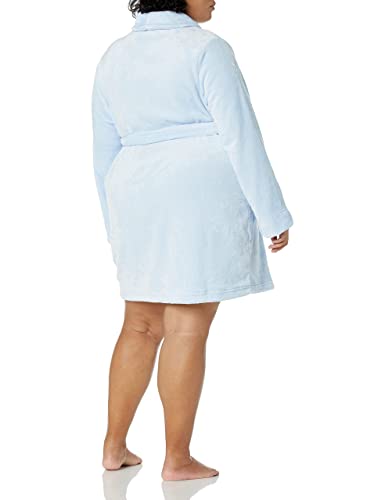 Image of Amazon Essentials Women's Mid-Length Plush Bath Robe, Loungewear (Available in Plus Size)