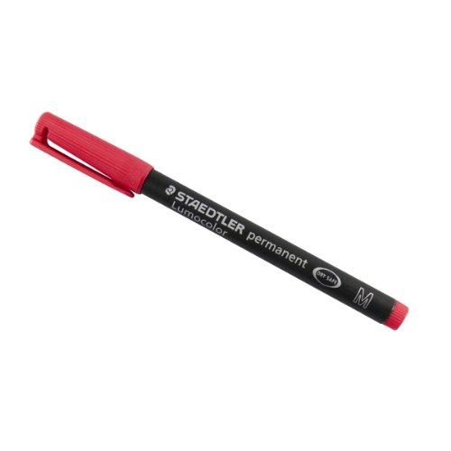 Marqueur permanent 317M STAEDTLER rouge pour corriger et annoter les dossiers