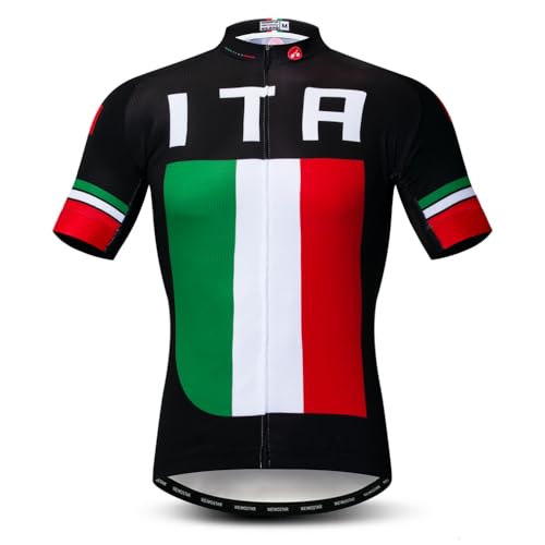 PSPORT Maglia da ciclismo da uomo Mountain Bike Jersey Top Estate Bicicletta Camicia Traspirante Ciclo Abbigliamento Pro Ciclismo, Cf0134, XXL