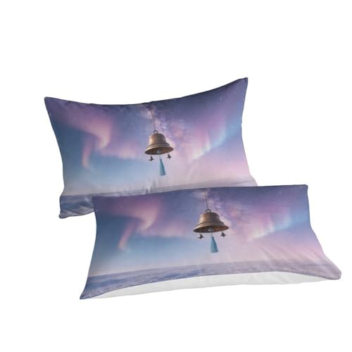 Housse de couette Cloche 135x200 microfibre imprimé 3D avec taie