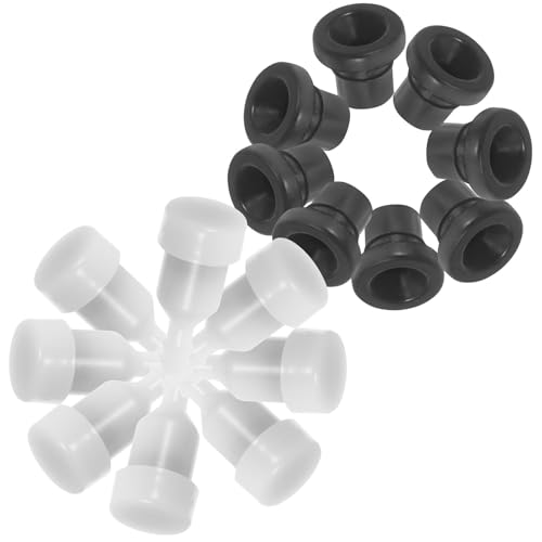 NIYANGLE Juego de 16 Piezas de Válvulas de Retención y Balanceo para Tanque de Motosierra 52/58, Accesorios de Ventilación de Plástico para Jardinería y Silvicultura, Repuestos Precisos