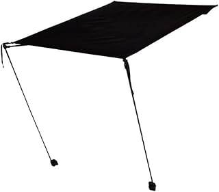 Moon - Parasol para silla con diseño estable y protección UV eficaz para uso en exteriores (caqui)