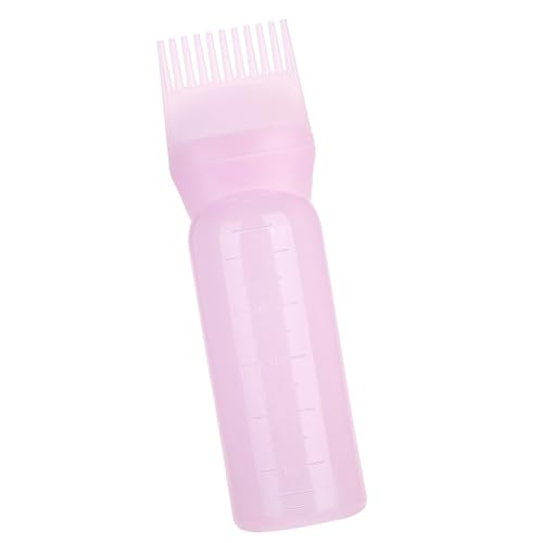 Flacon applicateur teinture cheveux avec peigne, 160ml, design gradué
