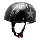 ISHINO SHOKAI バイク ヘルメット 半キャップ ダックテール ハーフ 125ccまで対応 SJD-33 石野商会 スモールジョンジェット SG規格 PSC規格 フリー(57～60cm未満程度) ハーフマットブラック/ガンメタ