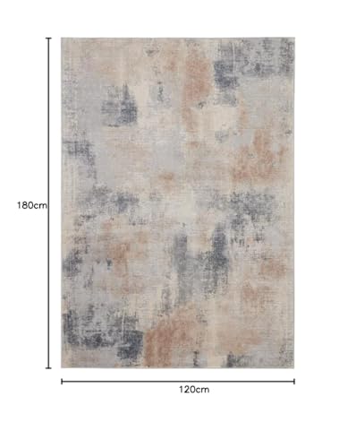 Image of Super Soft Art Collection Abstract Modern Classical Design Carpets Highest Density Silk Carpets for Home Living Room Bedroom /Hall (4x6 feet (120 x 180 cm) Malti)