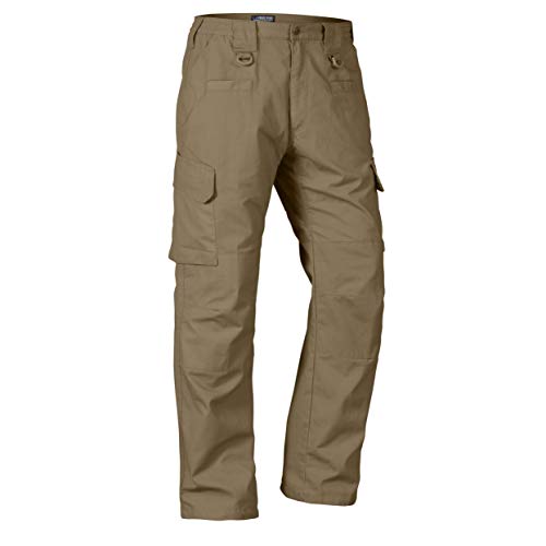 LAPG Men's Basic Operator Pants, Water-Resistant, Lightweight & Durable Tactical Ripstop Hiking EDC Pants for Men