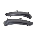 HIMIUSIKTC Außenspiegel Blinker Für Peugeot 208 2008 2012-2020 2 Stück Blinker Licht Seite Spiegel Anzeige Lampe Auto Styling (Smoked Lens)