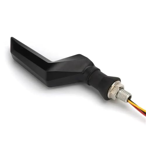 Luz de señal giro moto universal 12V con indicador DRL ámbar y lámpara de parada trasera 6