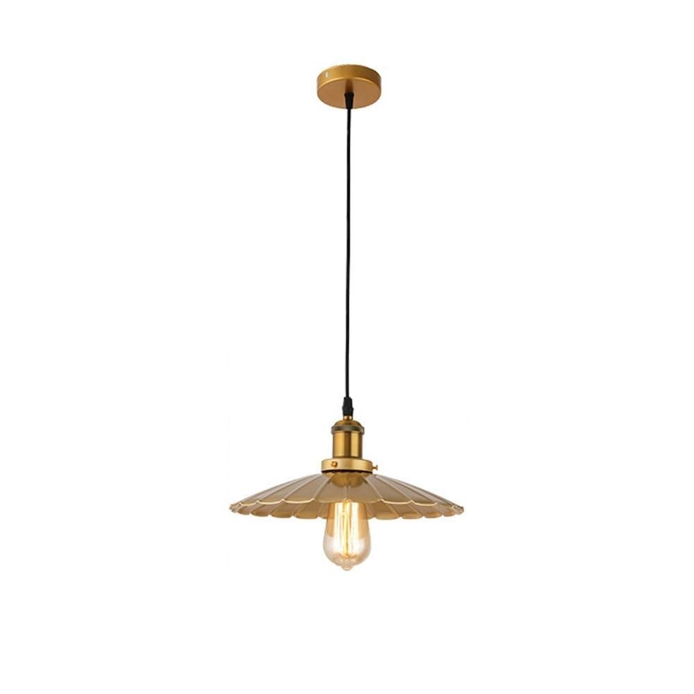Industrial Style Gold Metal Pendant Lighting for Kitchen Island Retro American Pendant Light Fixtures for Dining Room Table Simple Farmhouse Hanging Lamp Over Kitchen Sink Ceiling Chandelier