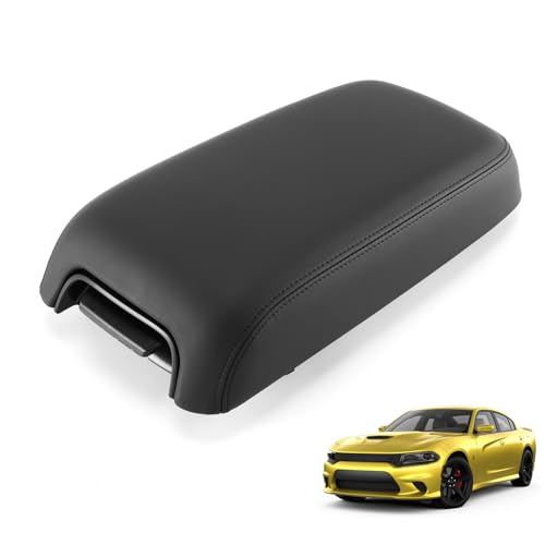 Rendrox 1VT06DX9AI Floor Center Console Armrest Lid Cover Assembly W/Base Compatible with Dodge...