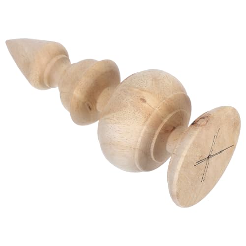Adorno para Mástil en Bola de Madera Rústica para Crear un Cabecero de Estilo Natural