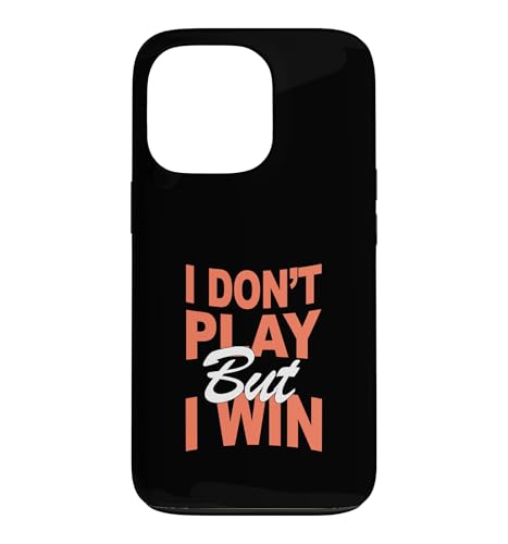 Coral Color Don't Play Win Coral Graphic �X�}�z�P�[�X iPhone 13 Pro �p