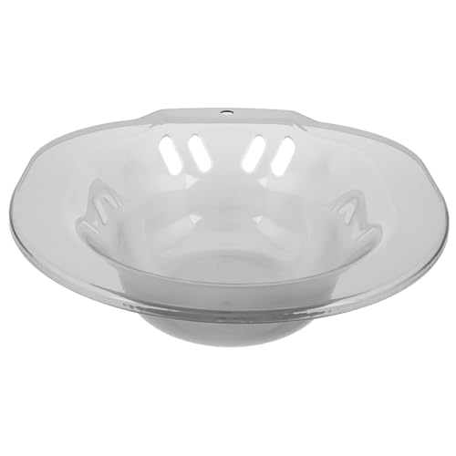 Beatifufu Sitz Bath for Hemorrhoids Postpartum Wash Basin Pregnant Care Basin Steaming Tub Basin Women's Butts Wash Basin Light Grey