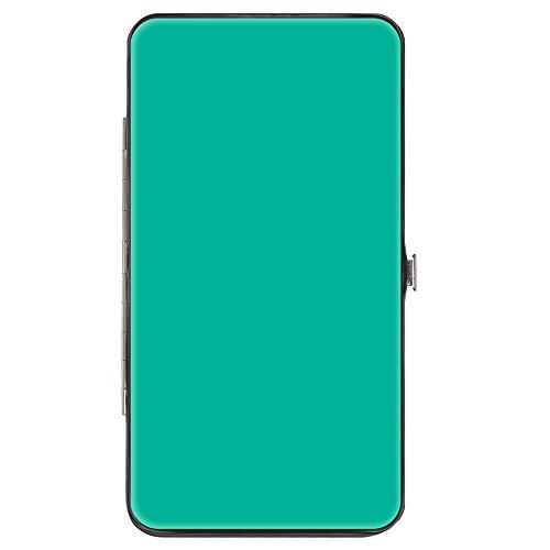 Buckle-Down unisex adults Buckle-down Hinge - Teal Wallet, Multicolor, 7 x 4 US