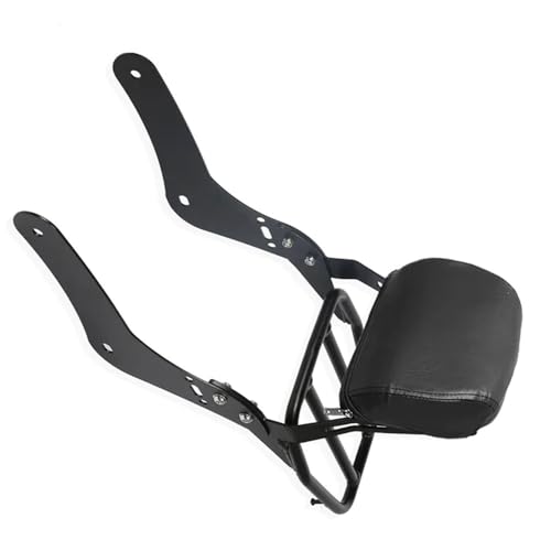 Dosseret porte-bagages arrière de moto passager noir pour le confort en route