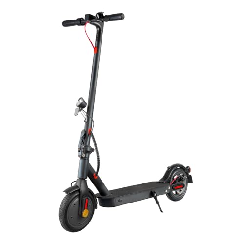 ZWHEEL E Scooter mit Abe Straßenzulassung (350W Motor) - 30km Reichweite mit Bremsenergierückgewinnung - 8.5' Vollgummi u. Hinterrad Federung - 120kg MAX - E Roller u. Elektroscooter für Erwachsene