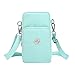 Crossbody Small Messenger Mini Wallet Card Teléfono móvil para mujer Bolso con ranuras para el hombro de crédito Monedero Bolsas de mensajero Bolsos Mujer Barato (E, One Size)