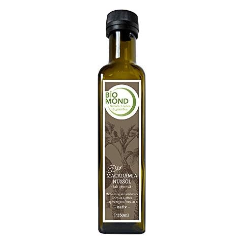 BIO Macadamianussöl Macadamia Öl BIOMOND 250 ml frisch kaltgepresst nativ vegan Cover