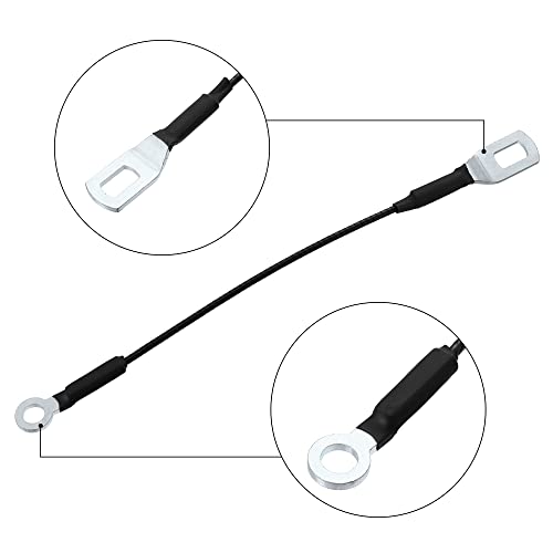 X Autohaux 2Pcs Rear Tailgate Cables Lift Gate Support Straps Pickup For Toyota Tacoma 1995-2003 65770-04030 Black #TOP4