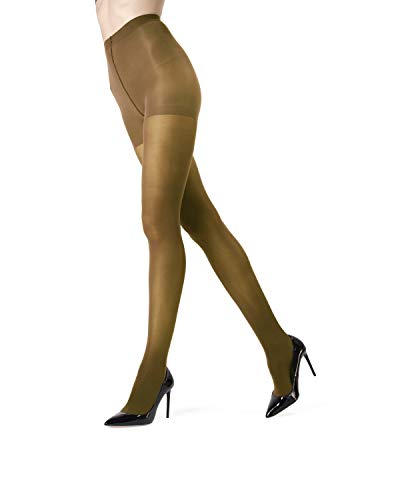 Image of MeMoi Perfectly Opaque Tights, Comfortable and Smoothing Control Top Tights, 40 Denier Opaque Finish - Sizes S-Q2