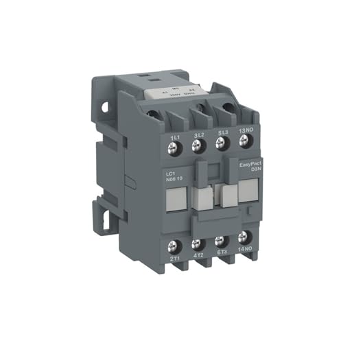 Contacteur tripolaire LC1N0610F5N pour circuit electrique triphase