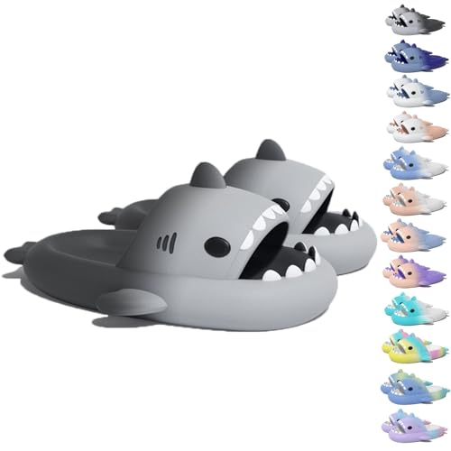 Shark cloud pantoufles antidérapantes à bout ouvert pour un appui sûr