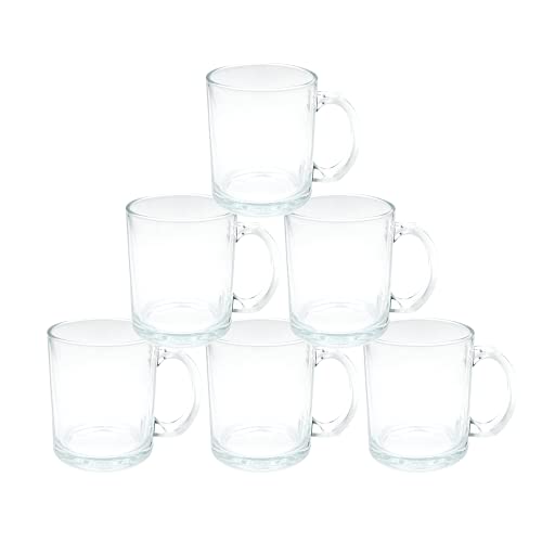 Tazas de vidrio transparentes MR.R 11oz para sublimación set de 6 miniatura 2