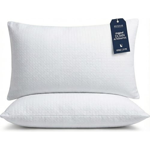 dormidarte - Pack 2 Almohada viscoelástica 75 cm, 100% Confort Natural Compacto. Doble Funda con Cremallera. Tejido Aloe Vera. Termorregulable adaptabilidad al Cuello.