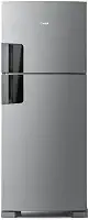 Geladeira frost free duplex CONSUL inox 410 litros crm50lk 127v