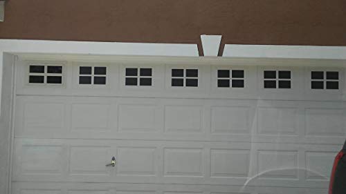 Sanfurney Magnetic Garage Door Windows Panes Faux Fake Decorative Window Decals 32 Pack for 2 car Garage Kit