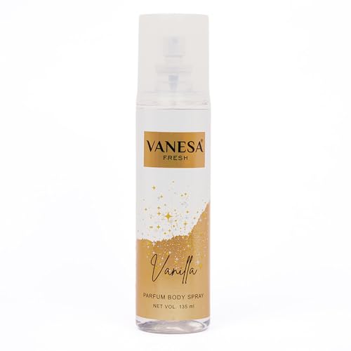 Image of Body Mist Spray Long Lasting Perfume for Women - 135ML Pack of 1 (Vanilla)