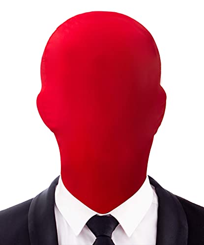 HOMELEX 2 Pieces Full Face Mask, BW 2nd Skin Masks,Halloween Spandex Hood for Unisex Cloth