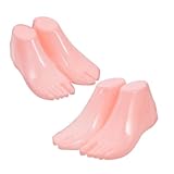 BAZEITFLOW 2組 靴下 靴展示用プラスチック足マネキン足 用軽量ポータブルモデル 店舗 展示会向け丈夫な靴供給用フェイクフットディスプレイ