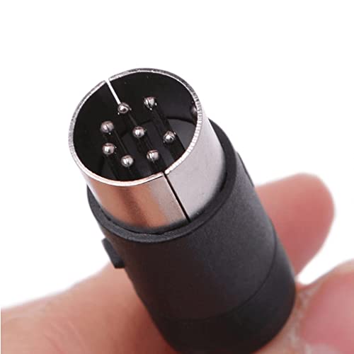 CABLEPELADO Audioanschluss DIN 8-polig, MIDI-Stecker, 8-polig, kompatibel mit Bang & Olufsen B&O, PowerLink, BeoLab 3, Computer, Sound, Schwarz