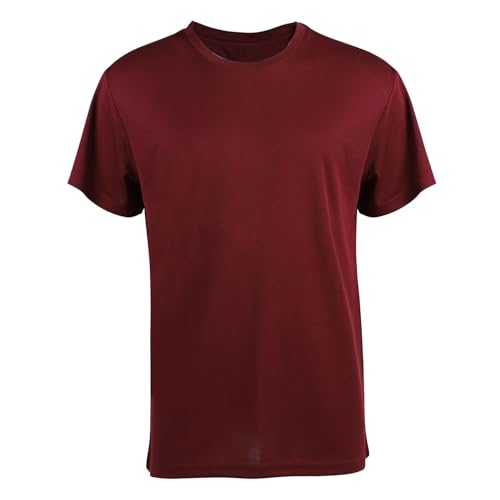 LeeHanTon Men's Workout Running Shirts Crew Neck Short Sleeve T-Shirts Athletic Quick Dry Gym Shirts 5 Pack2