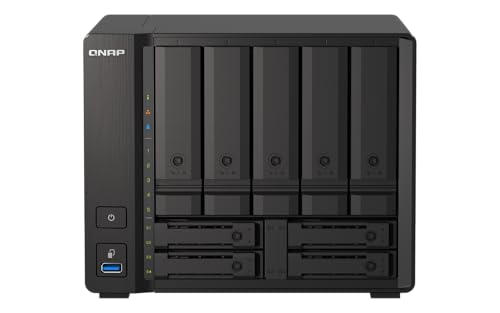 Image of QNAP TS-h973AX-8G 9-Bay QuTS Hero NAS with 10GbE /2.5GbE Connectivity