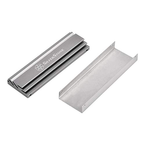 Image of SilverStone Technology TP04 Aluminum Alloy M.2 SSD Cooling kit, TAA Compliant