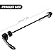 Yeory Bike Axle Quick Release Skewer, 7.5 Inch Rear Hollow Shaft Quick Release Bike Axle, Aluminum Alloy Mountain Bike Parts for Trek Road Bike, Mountain Bike, BMX