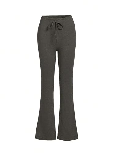 Women Pants High Waist Casual Wide Leg Pants Plain